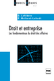 Droit et entreprise De Dominique Lefèbvre et Edwige Mollaret-Laforêt - PUG (Presses Universitaires de Grenoble)