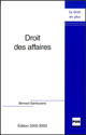 Droit des affaires De Bernard Saintourens - PUG (Presses Universitaires de Grenoble)