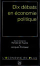 Dix débats en économie politique De Renato Di Ruzza - PUG (Presses Universitaires de Grenoble)