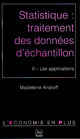 Statistique : traitement des données d'échantillon – Tome 2 De Madeleine Andreff - PUG (Presses Universitaires de Grenoble)