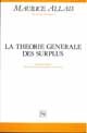 La Théorie générale des surplus De Maurice Allais - PUG (Presses Universitaires de Grenoble)