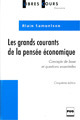Les grands courants de la pensée économique De Alain Samuelson - PUG (Presses Universitaires de Grenoble)