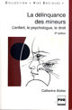 La Délinquance des mineurs De Catherine Blatier - PUG (Presses Universitaires de Grenoble)