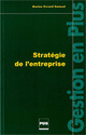 Stratégie de l'entreprise De Karine Evrard Samuel - PUG (Presses Universitaires de Grenoble)