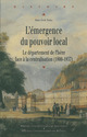 L'émergence du pouvoir local  - PUG (Presses Universitaires de Grenoble)