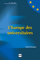 L'Europe des universitaires De Muriel Bourdon - PUG (Presses Universitaires de Grenoble)