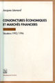 Conjonctures économiques et marchés financiers - Jacques Léonard - PUG