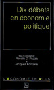 Dix débats en économie politique - Renato Di Ruzza - PUG