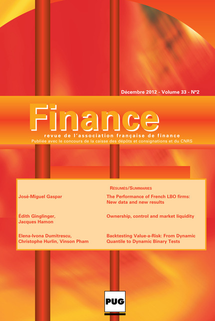 Finance - 2012 -  - PUG