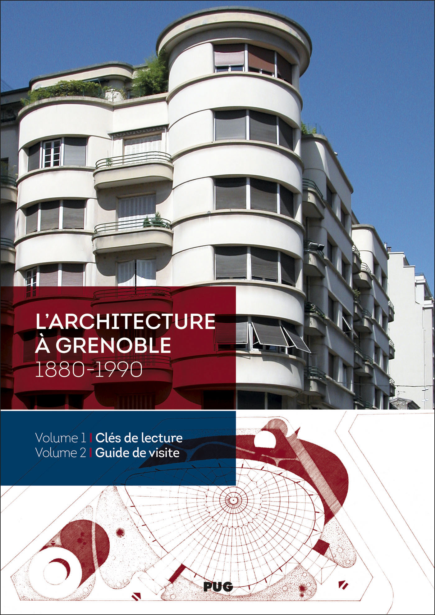 L'architecture à Grenoble 1880-1990 - Coffret de deux ouvrages